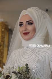 Fatima Capkanman Gelinbasi Gelinsaci Gelin Gelinlik Tesettur Turban Hijab H Tesettur Makyaji Modelleri 2020 Gelinlik Elbise Dugun Gelinler