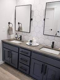 Double Sink Bathroom Vanity Makeover Taryn Whiteaker Bathroom Vanity Designs Bathroom Vanity Makeover Bathroom Design
