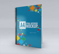 Spral notebook mockup which features 11 psd scenes with shadow overlays for the cover and the inner pages at 3000 × 2000 pixels resolution. 129 Notebook Mockup Free Premium Psd Vector Png Templates