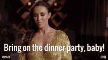 As a guest, it's thoughtful to offer your help by asking what you can bring to the celebration. Dinner Party Gifs Tenor