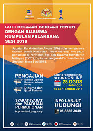 § surat tawaran haji dan tiket. Cuti Belajar Bergaji Penuh Bagi Kumpulan Pelaksana Dr Umar Haiyat Abdul Kohar