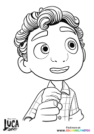 Click the peppa pig family with ice cream coloring pages to view printable version or color it online (compatible with ipad and android tablets). Luca Eating Ice Cream Coloring Pages For Kids