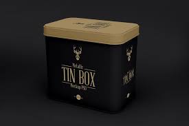Metallic Tin Box Mockup Metallic Tin Box Mockup Box Mockup Tin Boxes Mockup Psd