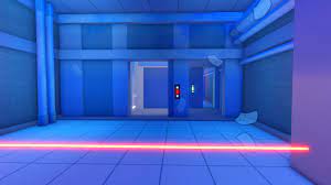 After robbing inside the vault, the player goes to the front, in which a big metallic door is ahead of them, then they also have to pass few moving lasers, and go to ladder to complete the robbery. Jailbreak Scenery Freepalestine On Twitter The Floor Blue Bank Vault S Elevator Got Moved To The Right Side This Might Be A Glitch But The Elevator Is Not Covering The Whole Door Roblox Jailbreak