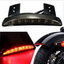 Hot Smoke Motorcycle Tail Lights For Cruiser Harley Cafe Racer Rear Fender Edge Led Color Black Motorcycles Motorcycle Accessories On Carousell