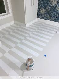 After applying on these surfaces, it can make a strong bonding with the floor and last forever. Diy Painted Hardwood Floor Offset Striped Design Part 1 Living Design