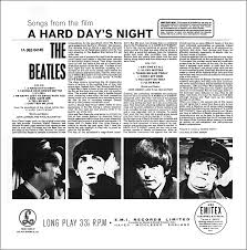 A Hard Day S Night Back Cover A Hard Days Night The Beatles Hard Days
