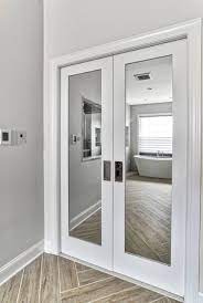 Explore unique sliding architectural detail interior designs. Mirrored Pocket Doors Transitional Bathroom New York By Kraftmaster Renovations Houzz