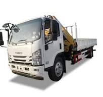 Factory Supply 1SUZU GIGA 4X2 Cargo Truck with Shenbai 8 Ton Folding Boom  Crane Loader Truck Mounted Crane for Sale
