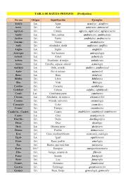 Tabla De Raices Prefijos Prefijoides Forma Origen Significacion Ejemplos Acu I Lat Agua Acuatico Acuife Prefijos Prefijos Y Sufijos Aprender Espanol