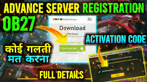 You must note that this server usually opens for a limited period. How To Download Advance Server Ob27 Registration Ff Advance Server Activation Code Alltolearn Blog