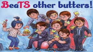 (bts moments) how bts call their members name | teasing each other. Bangtan Butter Asli Butter Fans Can T Keep Calm As Amul Features Korean Band Bts In Its Cartoon Trending News The Indian Express