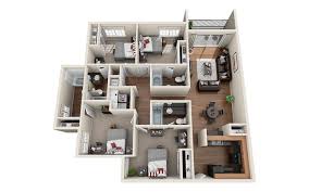 Our spacious and thoughtfully designed townhomes feature four private bedrooms, each with its own personal bathroom. Floor Plans The Outpost San Marcos Tx