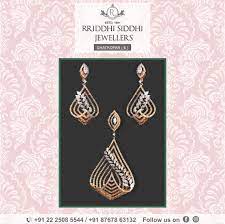 Riddhi Siddhi Jewellers Diamond Pendant Sets Bangles Jewelry Designs Modern Gold Jewelry