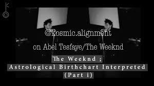 The Weeknd Astrological Birthchart Interpreted Part I
