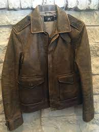 Rrl Ralph Lauren Distressed Leather Motorcycle Jacket Super Rare New Brown Leather Jacket Leather Jacket Men Jackets