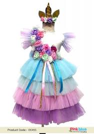 There were unicorns on everything, from the three tiered cake, to the outfits and even delicious looking sweet carts. Rainbow Unicorn Birthday Dress Up Costume Girls Party Dress