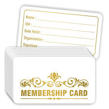 Is it to make membership your no. Membership Cards Pack Of 100 Premium Gold Foil Stamping 3 5 X 2 Blank Member Id Entry Card Greeting Cards Amazon Com Au