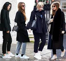 How To Wear Winter Sneakers White Sneakers For Girl Fashion Casual Sporty Outfits