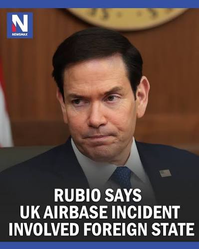 FOREIGN THREAT: Secretary of State Marco Rubio said the "hands of a foreign actor" were involved in an incident in which five men were arrested on suspected explosives and terrorism offenses near