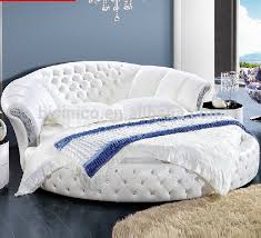 Browse round bed on houzz. Modern Design Pure White Genuine Leather Round Bed Vivaninterio