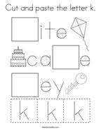 Latin letters in all variations in our collection of coloring pages. Letter K Coloring Pages Twisty Noodle