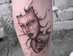 See more ideas about face tattoo, tattoo designs, face. 101 Amazing Drama Face Tattoo Ideas That Will Blow Your Mind Scary Tattoos Black Girls With Tattoos Tattoos