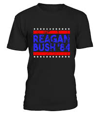 Reagan Bush 1984 Election T Shirt Retro Distressed Look Special Offer Not Available In Shops Comes In A Variety Of Styles And Colours Buy Yours