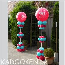 Decoratie Verjaardag 60 Jaar Ballonnen Heliumballonnen Ballondecoratie Ballonshop Dendermonde Www Kado Verjaardag Knutselen Verjaardag 65 65ste Verjaardag