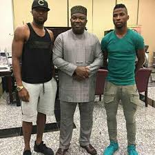 Update information for kelechi iheanacho ». Ugwuanyi Poses With Kelechi Iheanacho And Kingsley Ogbodo Pic Politics Nigeria