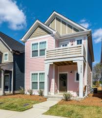 Nashville Tennessee Parkside Builders James Hardie Pink Sand With Arctic White Trim New Homes For Sale New Homes House Styles