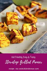 Grilled Paneer Recipe An Easy To Make Quick And Delicious Paneer Snack Or Starter That You Can Make In 20 Minute Paneer Recipes Recipes Paneer Recipe For Kids