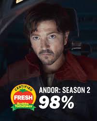 Andor: Season 2 is Certified Fresh at 98%