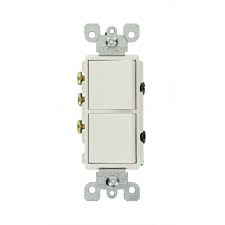 Standard wiring for the leviton dimmer and aux has the aux in the box with line and the master in the box with load. Leviton Decora 15 Amp 3 Way Ac Combination Switch White R52 05641 0ws The Home Depot