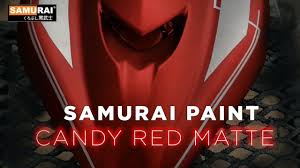 cara spray candy red matte yamaha y15 zr samurai paint malaysia