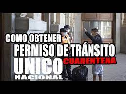 El titular del permiso de circulación puede ser o no el propietario del vehículo. Permiso Unico Nacional De Circulacion Para La Cuarentena 30 De Marzo De 2020 Youtube