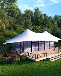 Mit pool, wlan, tv & garten. Design For Your Glamping Tent House In The Eco Resort Tent Glamping Tent Structure Modern Beach House