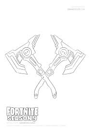 Learn how to draw shadow agent peely from fortnite chapter 2 season 2 battle pass. How To Draw Harmonic Axes Fortnite Season 9 Draw It Cute