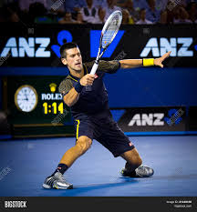 Novak djokovic, maria sharapova and venus williams are among the early winners on the opening day of the australian open. Melbourne January 24 Image Photo Free Trial Bigstock
