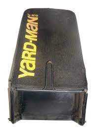 Mtd Troy Bilt Yard Man Lawn Mower Grass Catcher Bag With Frame Black Yellow Lawn Mower Modern Design Robotic Lawn Mower