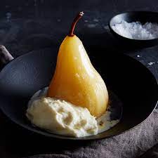 Honey Poached Pears With Burrata Food52 Poached Pears Pear Recipes Food 52