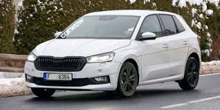 Шкода фабиа (2021) первый взгляд. 2021 Skoda Fabia New Generation Spide No Disguise India News Republic