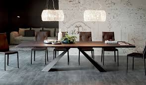 Cattelan Eliot Wood Dining Table Rectangular Contemporary Dining Room Furniture Modern Oval Dining Table Dining Table