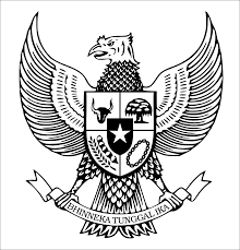 Logo Indonesia Dan Dunia Lambang Burung Garuda Logo Garuda Pancasila Buku Mewarnai Lukisan Huruf Lambang Negara