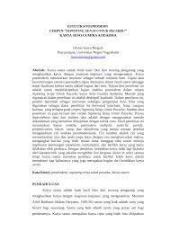 Rapat, dari jauh, karena aku ingin memberikan sesuatu yang lebih dari sekedar. Pdf Estetika Posmodern Cerpen Sepotong Senja Untuk Pacarku Karya Seno Gumira Ajidarma