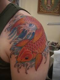 If you have been considering getting a tattoo that involves a. Koi Fish Shoulder Tattoos Women Google Search Shoulder Tattoos For Women Japanese Koi Fish Tattoo Shoulder Tattoos
