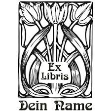 exlibris jugendstil ex libris stamps art art