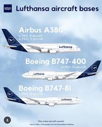 Lufthansas Fleet In The New Color Lufthansa Staralliance