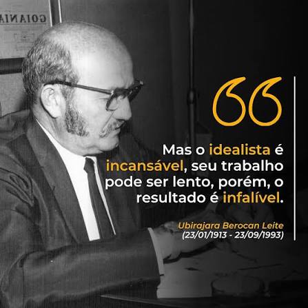 Clube - Hoje é o dia em que relembramos o nascimento do visionário e  idealista Ubirajara Berocan Leite, fundador do Clube Jaó. Mas, aproveitamos  a ocasião não para falar de seu pioneirismo