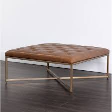 This entertainment area also features an extra large sectional. This Large Square Ottoman Exudes Elegant And Transitional Flair It Features Button Tuf Leather Ottoman Coffee Table Large Leather Ottoman Large Square Ottoman